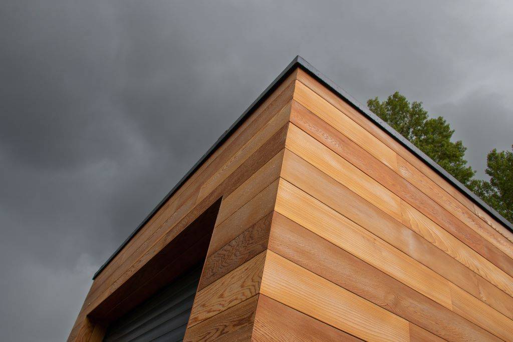 wood panels outside