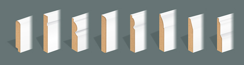 Example Mouldings that Silktrim can create