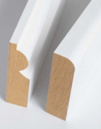 A render of two Silktrim MDF Moulding Products